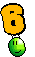 Buchstaben 6 Smiley – Buchstaben - Zahlen